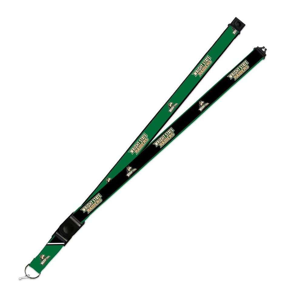 Rico Industries Wright State Raiders Lanyard Keychain 2-sided Breakaway Clip University