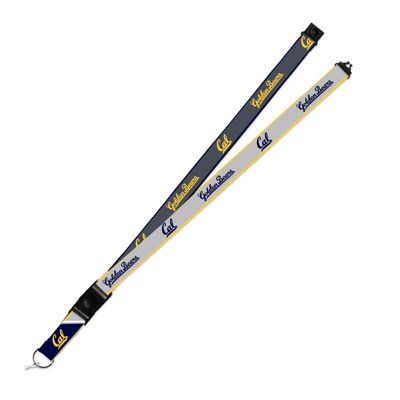 Rico Industries California Golden Bears Lanyard Keychain 2-sided Breakaway Clip GRAY University of