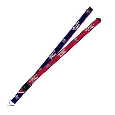 Rico Industries Liberty Flames Lanyard Keychain 2-sided Breakaway Clip University