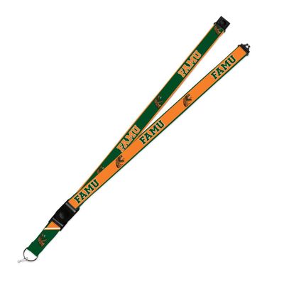 Rico Industries Florida A&M Rattlers Lanyard Keychain 2-sided Breakaway Clip University