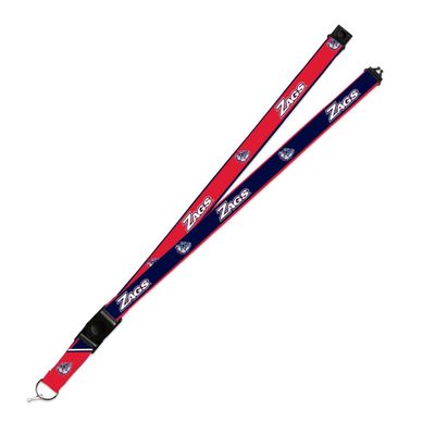 Rico Industries Gonzaga Bulldogs Lanyard Keychain 2-sided Breakaway Clip University of