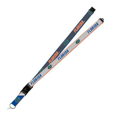 Rico Industries Florida Gators Lanyard Keychain 2-sided Breakaway Clip GRAY University of