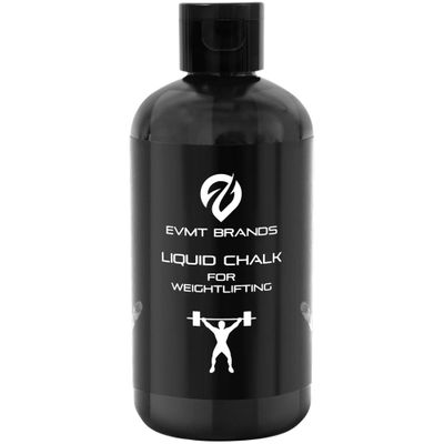 EVMT Brands Liquid Chalk, Mess Free Gym Chalk for Weightlifting, Gymnastics, Rock Climbing, Dancing. Sweat Resistant and Long Lasting for Stronger Grip. Package May Vary.