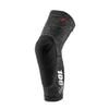 100% Teratec Mountain Biking Knee Pad - MTB & BMX Protection - Ultralight Nylon Slip On Sleeve with Built in Padding view 1