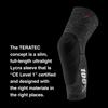 100% Teratec Mountain Biking Knee Pad - MTB & BMX Protection - Ultralight Nylon Slip On Sleeve with Built in Padding view 3