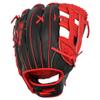 SSK Z5 Craftsman Outfield Baseball Glove  Deep Pocket 12.25" - 12.5 - 12.75  Right & Left Hand Throw (Black/Red, 12.75" - Right Hand Throw) view 2