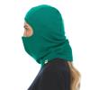 100% Merino Wool Balaclava - Winter Ski Mask - Face Mask - Cold Weather Gear - Emerald Green - One Size view 4
