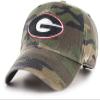 47 Georgia Bulldogs Hat (UGA Bulldogs) Mens Womens Clean Adjustable Baseball Cap, Camo, One Size view 1