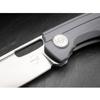 Boker Plus Hea Hunter Pocket Knife- 2.88" D2 Steel Blade with Frame Lock and Blue G10 Scales, Designed by Headesigns view 3