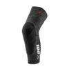 100% Teratec Mountain Biking Knee Pad - MTB & BMX Protection - Ultralight Nylon Slip On Sleeve with Built in Padding view 1