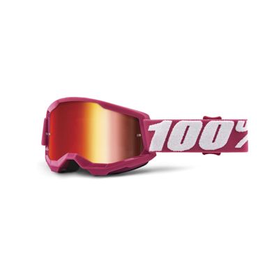 100% Strata 2 Junior Motocross & Mountain Biking Goggles - MX, MTB, Dirt Bike, Power Sport Protective Eyewear