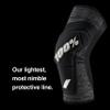 100% Ridecamp Mountain Biking Knee Pad - MTB & BMX Protection - Ultralight Mesh On Sleeve with Built in Padding view 3
