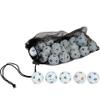 Clean Green Golf Balls Pack Recycled and Used for Taylormade Pix Tp5, Tp5x USA Bulk Mix - AAA (3A) Good Condition Graded Ball - Includes Mesh Carrying Bag (24)