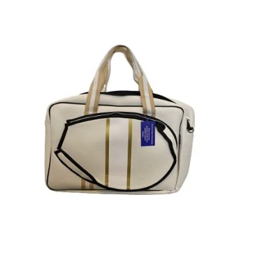 Dallas Hill Designs Tennis Bag for Women | Neoprene Tote | 3 Rackets | Applicable for Pickleball, Paddle, Squash, Racquetball, Badminton | Shoes and Gear | Ladies Purse | Multi Pockets