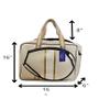 Dallas Hill Designs Tennis Bag for Women | Neoprene Tote | 3 Rackets | Applicable for Pickleball, Paddle, Squash, Racquetball, Badminton | Shoes and Gear | Ladies Purse | Multi Pockets view 2