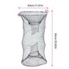 01 02 015 Crab Trap Bait, Fishing Bait Net 23.6" X 11.8" Shrimp Bait Trap Net Fishing Cage Fishing Net for Crayfish Crab Fishes view 3