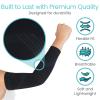 Vive Arm Compression Sleeve for Men, Women - 20-30mmHg Medical Graduated with UV Protection - For Tendonitis, Arthritis, Swelling (Medium) view 4