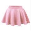 MBJ WB211 Women's Basic Versatile Stretchy Flared Skater Skirt for Girl S Pink view 1