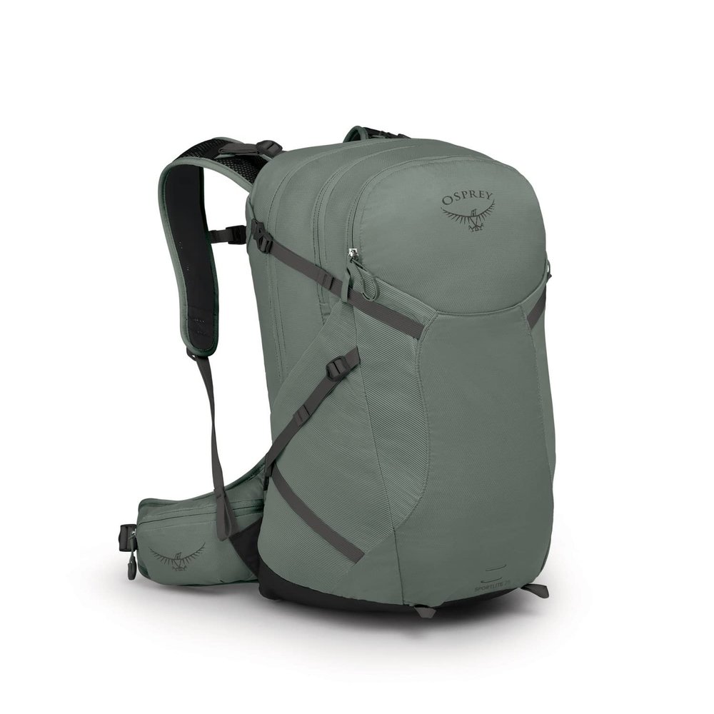 Osprey Sportlite 25L Lightweight Hiking Backpack for Men and Women, Pine Leaf Green, S/M