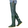 Hip Waders, PVC Lightweight Waterproof Hip Boots for Men Women, Fishing Hunting Anti-slip Wear-resistant Bootfoot (Color : Green, Size : US8/EU40/UK7) view 1
