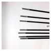 chensong Spokes Nipples 56 Pieces A Lot 304 Stainless Steel Material Straight Pull Black Color Mountain Bike Spokes for Cycling Road Bicycle Wheel Parts Cycling Spokes (Color : Length 262mm) view 2