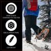Lightweight Aluminum Frame Snowshoes with Dual Ratchet Bindings, Nylon Heel Strap, HDPE Decking, Includes Heavy Duty Carry Bag, Available in Adult and Kids Sizes, 21", Orange, Snowshoe Only view 2