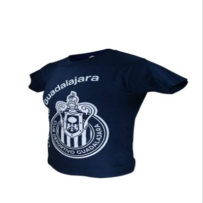 Icon Sports Men Chivas De Guadalajara Officially Licensed Soccer T-Shirt Cotton Tee -10 Medium Black