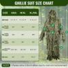 Seeutek 5 in 1 Ghillie Suit - 3D Camouflage Hunting Suits - Jacket, Pants, Hood, Carry Bag for Adults & Youth, M/L/XL/XXL view 2