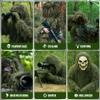 Seeutek 5 in 1 Ghillie Suit - 3D Camouflage Hunting Suits - Jacket, Pants, Hood, Carry Bag for Adults & Youth, M/L/XL/XXL view 3