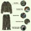 Seeutek 5 in 1 Ghillie Suit - 3D Camouflage Hunting Suits - Jacket, Pants, Hood, Carry Bag for Adults & Youth, M/L/XL/XXL view 4