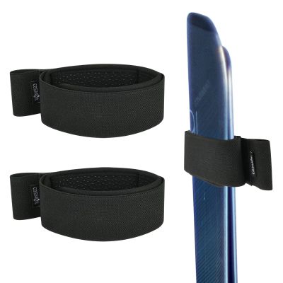 Cosmos 2 Pcs Ski Fasteners Tape Skis and Pole Carrier Strap Adjustable Ski Wraps Ties for Carrying Ski Gear Winter Avoid The Struggle and Effortlessly