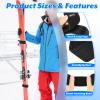 Cosmos 2 Pcs Ski Fasteners Tape Skis and Pole Carrier Strap Adjustable Ski Wraps Ties for Carrying Ski Gear Winter Avoid The Struggle and Effortlessly view 2