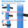 Cosmos 2 Pcs Ski Fasteners Tape Skis and Pole Carrier Strap Adjustable Ski Wraps Ties for Carrying Ski Gear Winter Avoid The Struggle and Effortlessly view 4