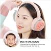ARTIBETTER Winter Embroidered Earmuff Strawberry Plush Ear Warmers Cold Weather Ear Cover Outdoor Furry for Girls Christmas Birthday Pink view 3