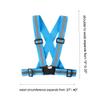 Famnosta Running Reflective Vest Gear 3 Pack Adjustable Safety Vest for Women Men High Visible Reflective Straps Vest for Running Cycling Motorcycling (Green,Blue,Pink) view 2