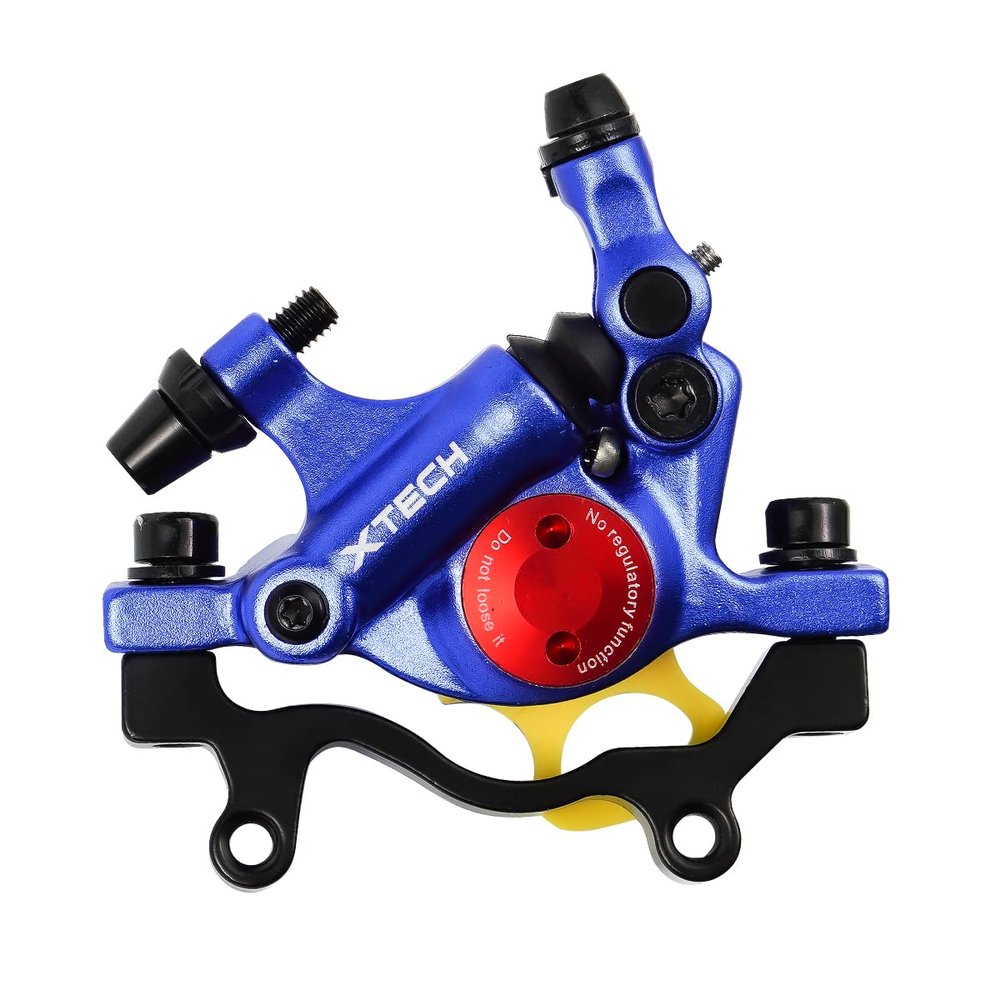 CNC MTB Hydraulic Disc BrakeBike Disc Brakes Rear Line Pulling Hydraulic Disc BrakeBlue.
