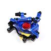 CNC MTB Hydraulic Disc BrakeBike Disc Brakes Rear Line Pulling Hydraulic Disc BrakeBlue. view 2
