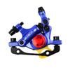 CNC MTB Hydraulic Disc BrakeBike Disc Brakes Front and Rear Line Pulling Hydraulic Disc BrakeBlue. view 2