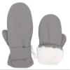 Slivery Color Toddler Gloves Kids Mittens Winter Warm Lined Fleece Gloves Waterproof Snow Baby Mitten for Boys Girls view 2