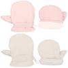 Slivery Color Toddler Gloves Kids Mittens Winter Warm Lined Fleece Gloves Waterproof Snow Baby Mitten for Boys Girls view 2