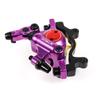 CNC MTB Hydraulic Disc Brake SetBike Disc Brake Sets Front and Rear Line Pulling Hydraulic Disc BrakePurple. view 2