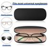 Joyberg Glasses Case, 2 Pack Eyeglass Case with Cleaning Cloth, Glasses Case Hard Shell Fits Most Glasses view 3