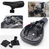 Newborm Set of Children Saddle Seat Foot Pedals, Bicycle Saddle Designed Suspension Shock Absorbing for F Wheel DYU Electric Bike Foot,No Handlebar view 3