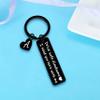 Nimteve Gifts For Men Drive Safe Handsome Mens Gifts For Him Dad Husband Boyfriend Initial Drive Safe Keychain Birthday 26 Letter (A) view 2