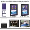 Shadow Box for Medals, Race Bibs, and Photos Display - 7 Medal Display Case - Large Medal Display Picture Frame for Marathon Runner, Race Winner, Military Awards, Triathlons & All Sports (Black, A3) view 2