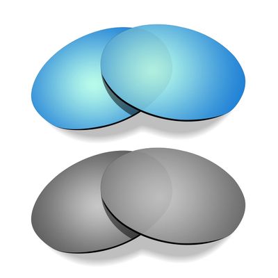 Littlebird4 Premium 1.5mm Polarized Replacement Lenses for Oakley Eye Jacket Redux OO9438 Sunglasses - MultiOptions (Titanium+Blue)