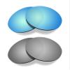 Littlebird4 Premium 1.5mm Polarized Replacement Lenses for Oakley Eye Jacket Redux OO9438 Sunglasses - MultiOptions (Titanium+Blue) view 1