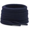 DELELE Solid Flat Shoe Laces: Hollow Thick Navy Shoelaces for Sneakers 2 Pair 71 inch view 1