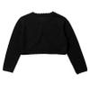 Hularka Kids Girls Knit Cardigan Sweater Long Sleeve One Button Bolero Shrug Wedding Birthday Party Dress Cover Up Black 4 Years view 4