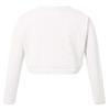Hularka Kids Girls Knit Cardigan Sweater Long Sleeve One Button Bolero Shrug Wedding Birthday Party Dress Cover Up White 6 Years view 2